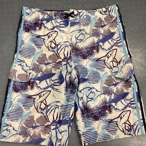 OP Sharks Boys Board/Swim XL (14-16)